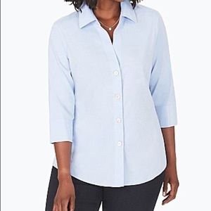 Foxcroft Non-iron like new top size 18